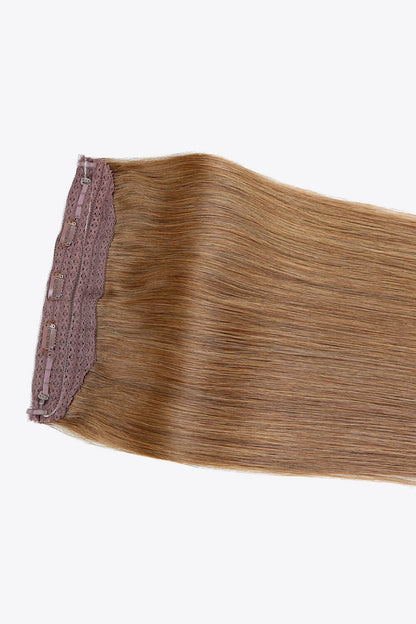 18" 80g Long Straight Indian Human Halo Hair