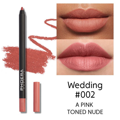 Waterproof Matte Brown Lip Liner 12 Color  Long Lasting Moisturizing Sexy Lip Pencil Women Natural Lipstick Makeup Lip Cosmetic