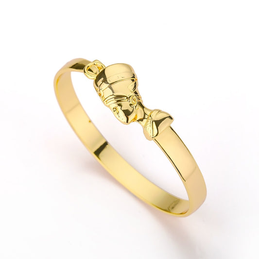 Egyptian Queen Nefertiti Bangles For Women MenAdjustable Africa Couple Bracelet HipHop Punk Bracelets Jewelry Gifts 2022