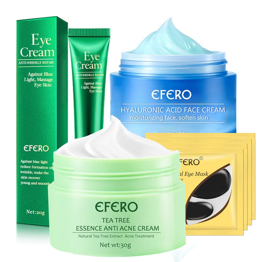 EFERO Tea Tree Anti-acne Face Cream Acne Scar Cream Shrink Pores Face Eliminates Acnes Cream Skin Care Face Cream for Face Care