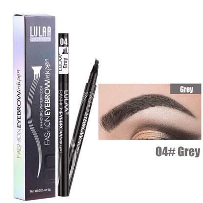 6 tint dye Waterproof  eyebrow pencil eyebrow shadow for eyebrows  makeup Waterproof Long Lasting  Sketch Liquid eyebrow wax