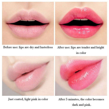1 Pcs Aloe Vera Magic Lip Balm Temperature Color Change Nutritious Natural Moisture Lipstick Safe Ingredients Care Makeup Lips
