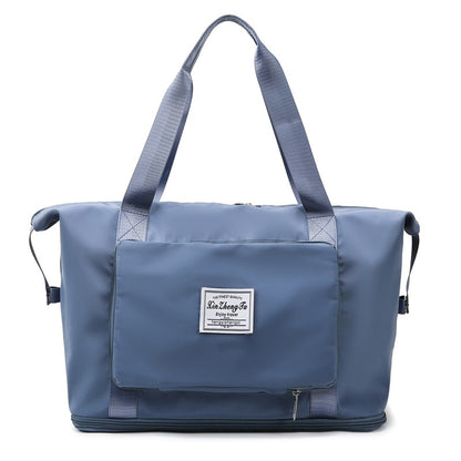 Large-Capacity Folding Travel Bag Foldable Travel Lightweight Waterproof Luggage Duffel Tote Bag Yoga Sport Crossbody Bag Women