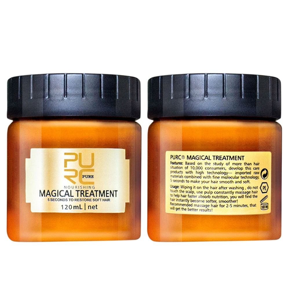 Free Shipping  60/120ml  Original PURC keratin Hair Mask Magical keratin Hair Treatment Cream 5 Seconds Repairs Damage Hair
