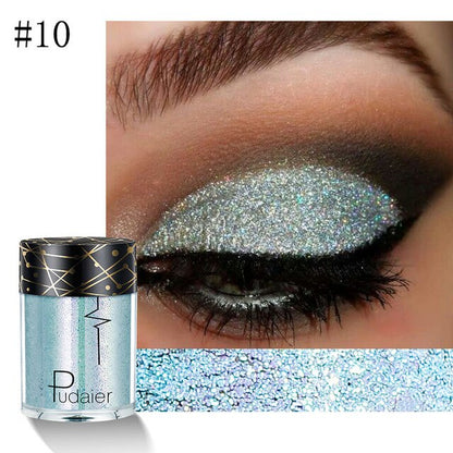 36 Colors Holographic Sequins Glitter Shimmer Diamond Eye Shiny Skin Highlighter Face Body Glitter Festival Makeup Eyeshadow