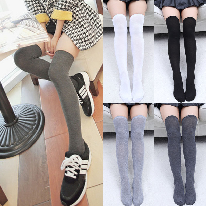 Women Socks Stockings Warm Thigh High Over The Knee Socks Long Cotton Stockings Medias Sexy Stockings Medias