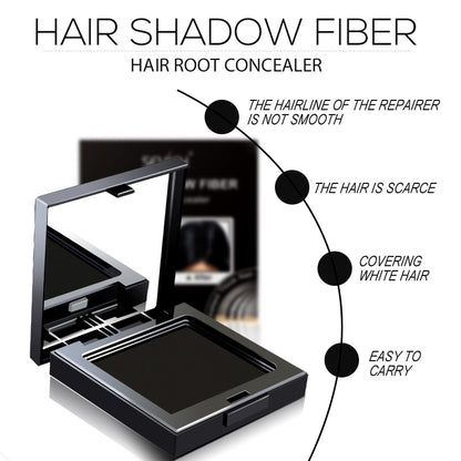 Sevich 12g Hair Line powder compact Waterproof Dark Brown Hair shadow Powder 3 Colors Hair Concealer Powder Instantly Cover Up