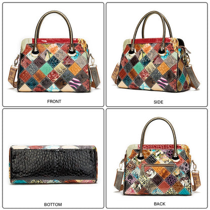 WESTAL Women&#39;s Leather Handbags Shoulder Bags for Women Bag Genuine Leather Bolsa Feminina Designer Hand Bags Boho Bag Totes 496
