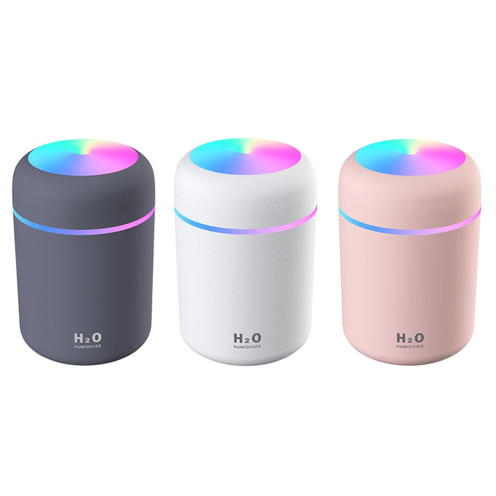 Electric Air Mist Humidifier 300ml Essential Oil Diffuser Home Fragrance USB Cool Mist Humidifier Air Freshener for Office Car