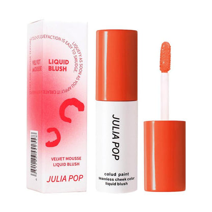 Liquid Blush Waterproof Cream Liquid Blush Matte Liquid Blush Makeup Lightweight Velvet Mousse Texture 6 Colors To Choose