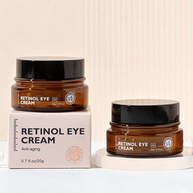 0.7ounce Eye Cream Retinol Repair Face Cream Retinol Massage Eye Cream Remove Eye Bags Puffiness Firming Eye Care For Men Women
