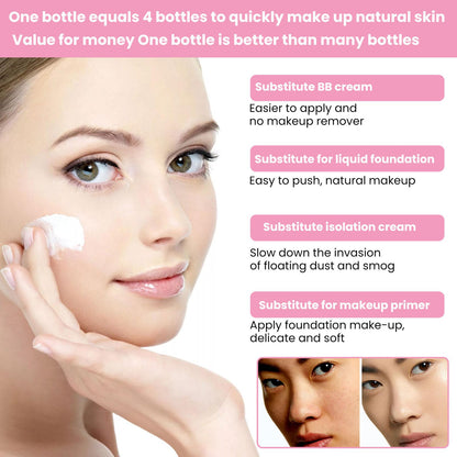 Makeup Primer | Makeup Base Moisturizer | Make Up Primer Cream Powerful Hydration Brighten The Complexion 3 In 1 Tone Up Cream