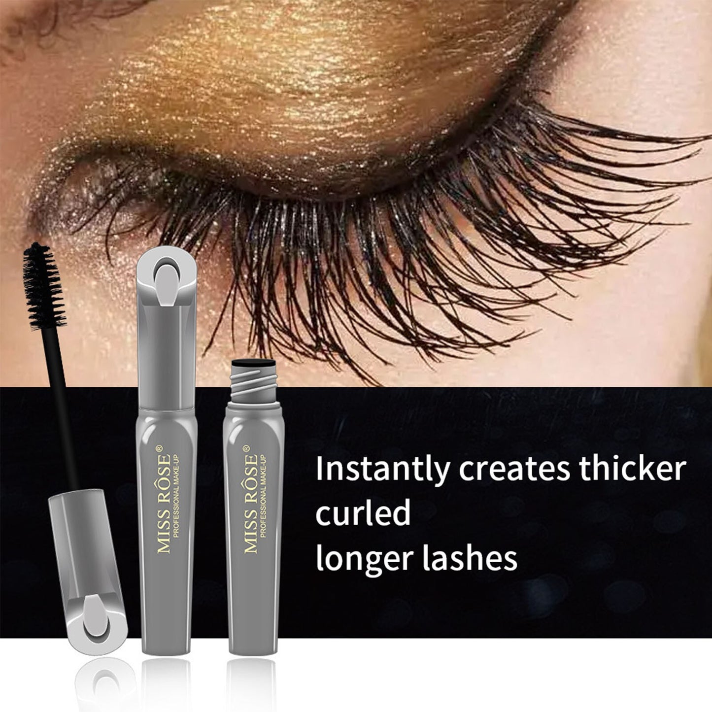 4D Silk Fiber Lashes Mascara Mascara Volume And Length Thickening Curling Lash Makeup For Women And Girls