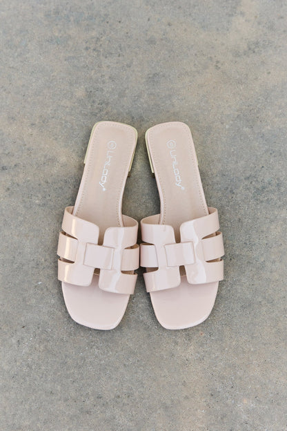 Weeboo Walk It Out Slide Sandals in Cream