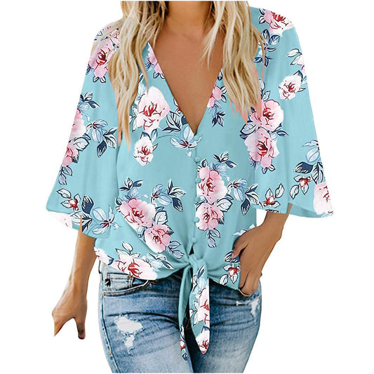 Blouses - Flowers & Skies