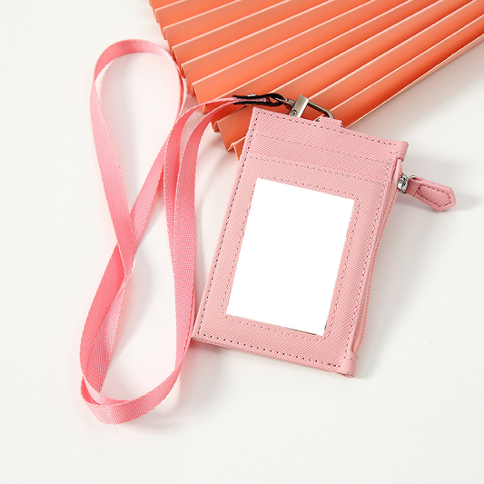 Card Holder Neck-hanging Coin Purse Multiple Slots Simple Holder
