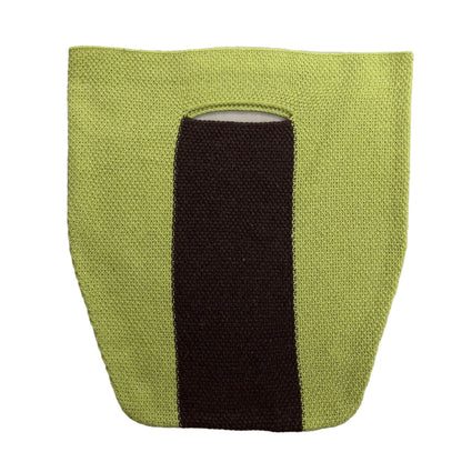 Casual Striped Knitting Large Tote Bag Panelled Crochet Women Handbags Handmade Summer Beach Woven Bag Simple Shopper Purse 2022