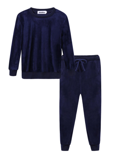 Casual/ Comfortable And Stylishwomen Hoodless Velvet Suit