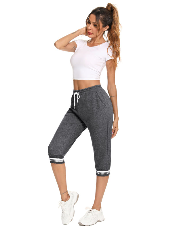 Women'S Cropped Sweatpants (854 Split Style)