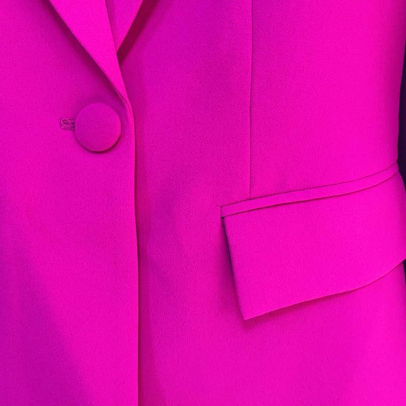 EtherealBe women's purple blazer and pants suit with sleek design and tailored fit for stylish occasions